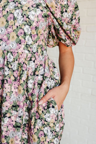 Excellence Without Effort Floral Dress - MONDAY MAGIC