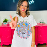 Cosmic Peace Van Tattered Tee - FINAL SALE