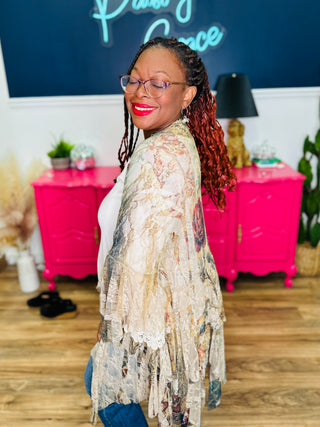 Push Your Luck Cardigan - Vintage Bird