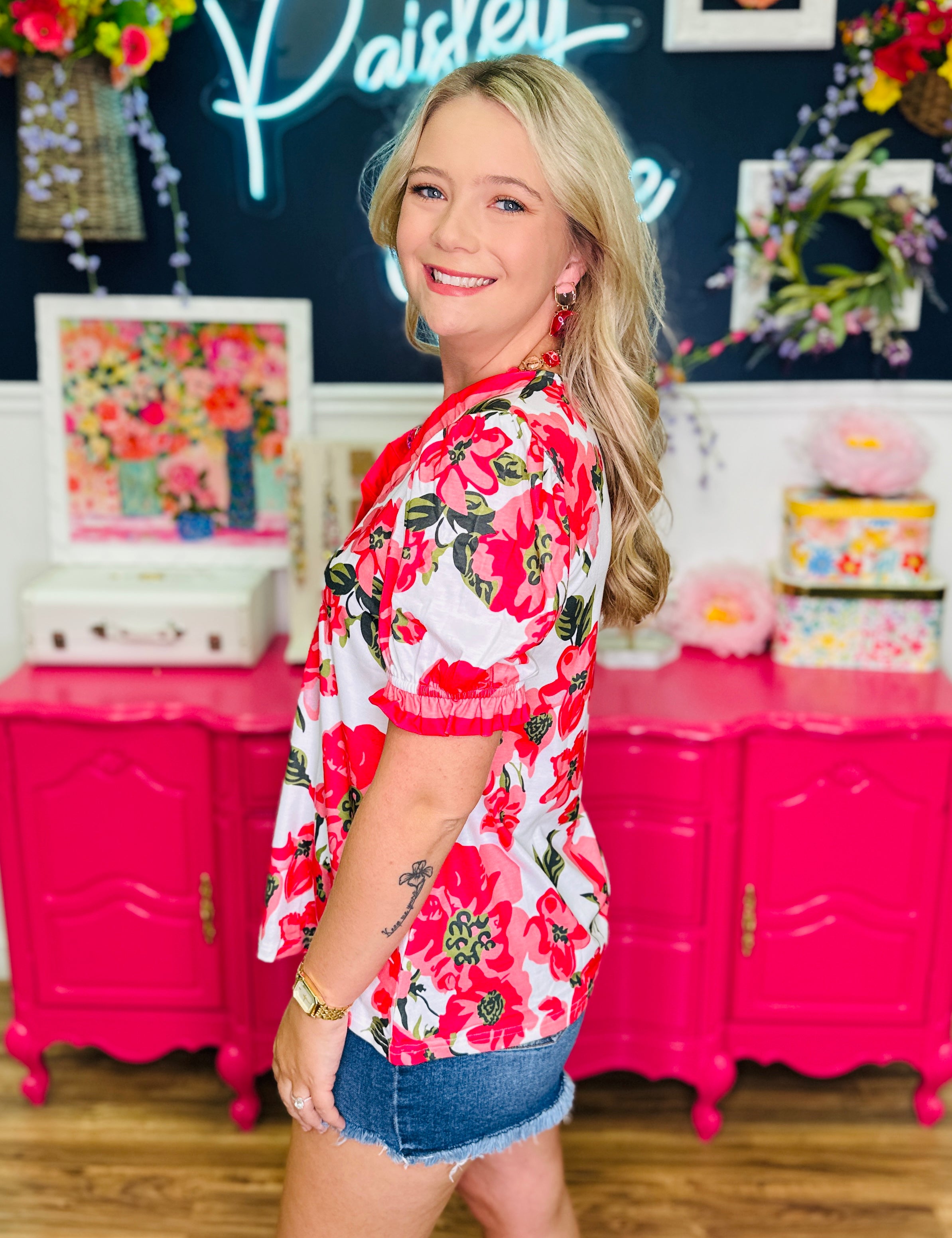 Southern Petals Top