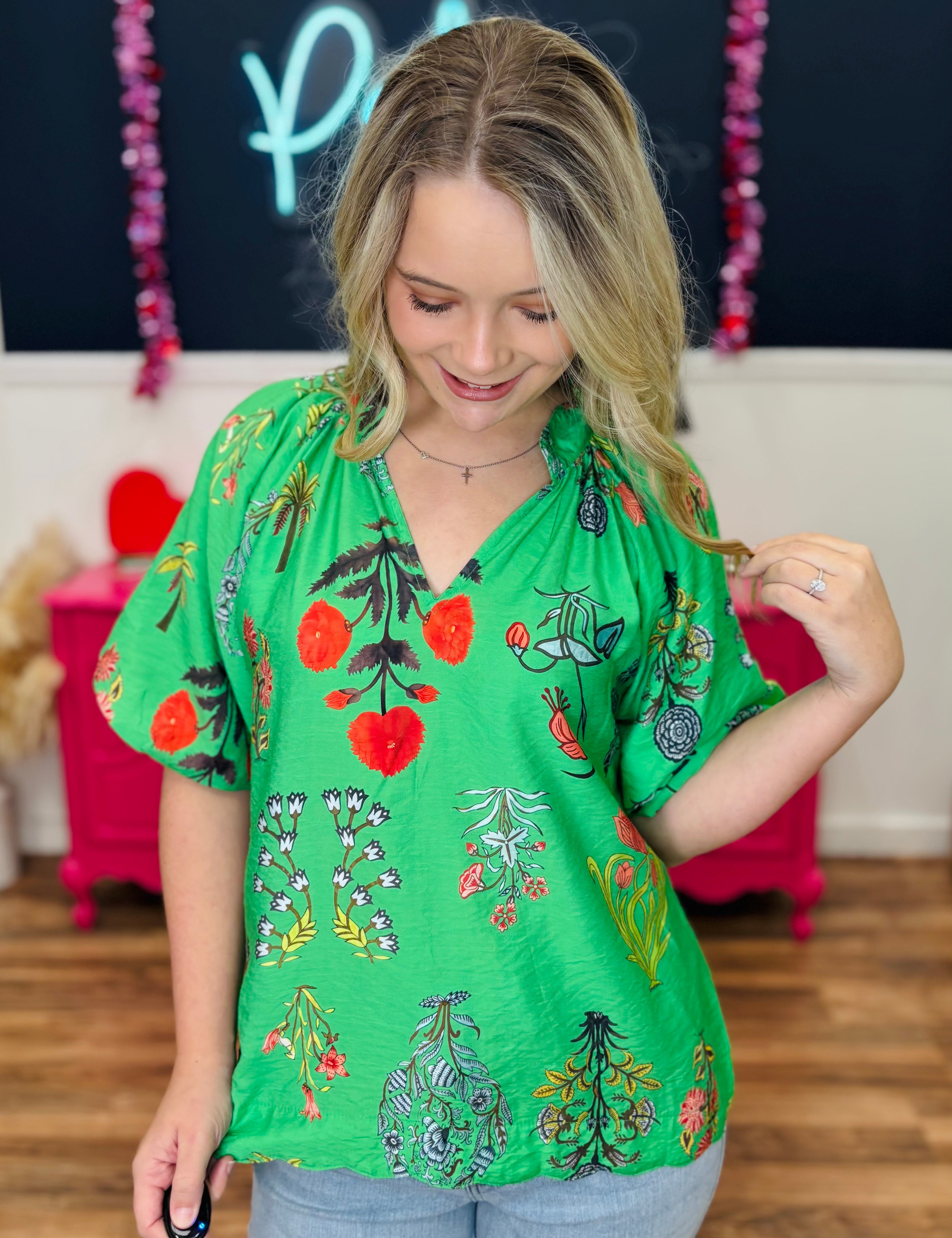 Dainty Garden Top - FINAL SALE