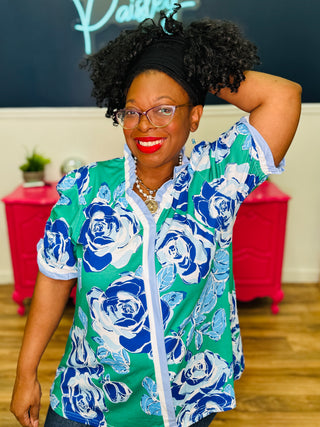 Sea Of Roses Top - FINAL SALE