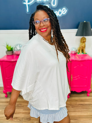 Island Cotton Top - White - FINAL SALE