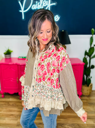 POL Long Sleeve Roomy Fit Top