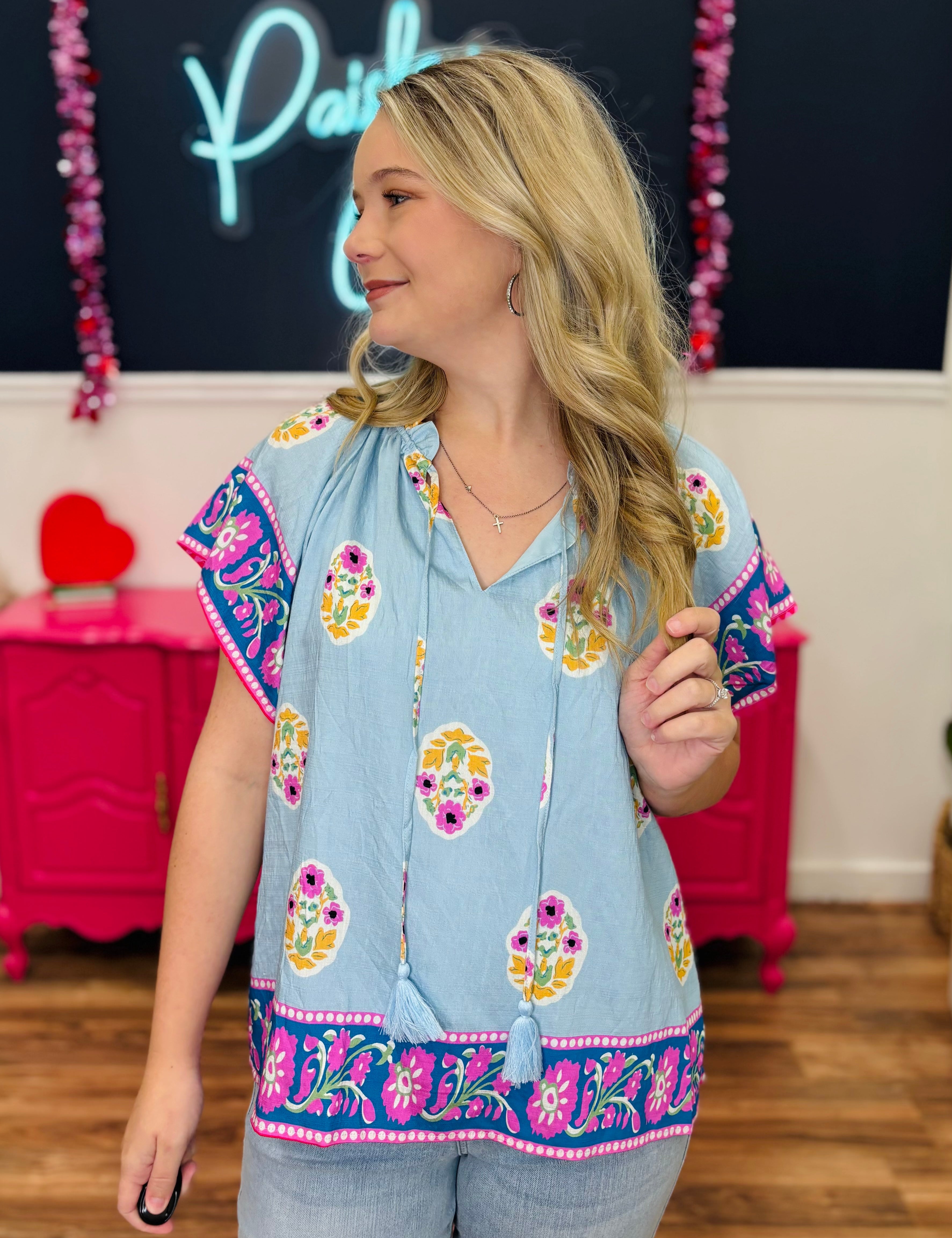 Bluebell Coast Top - FINAL SALE