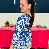 Chateau Bleu Top