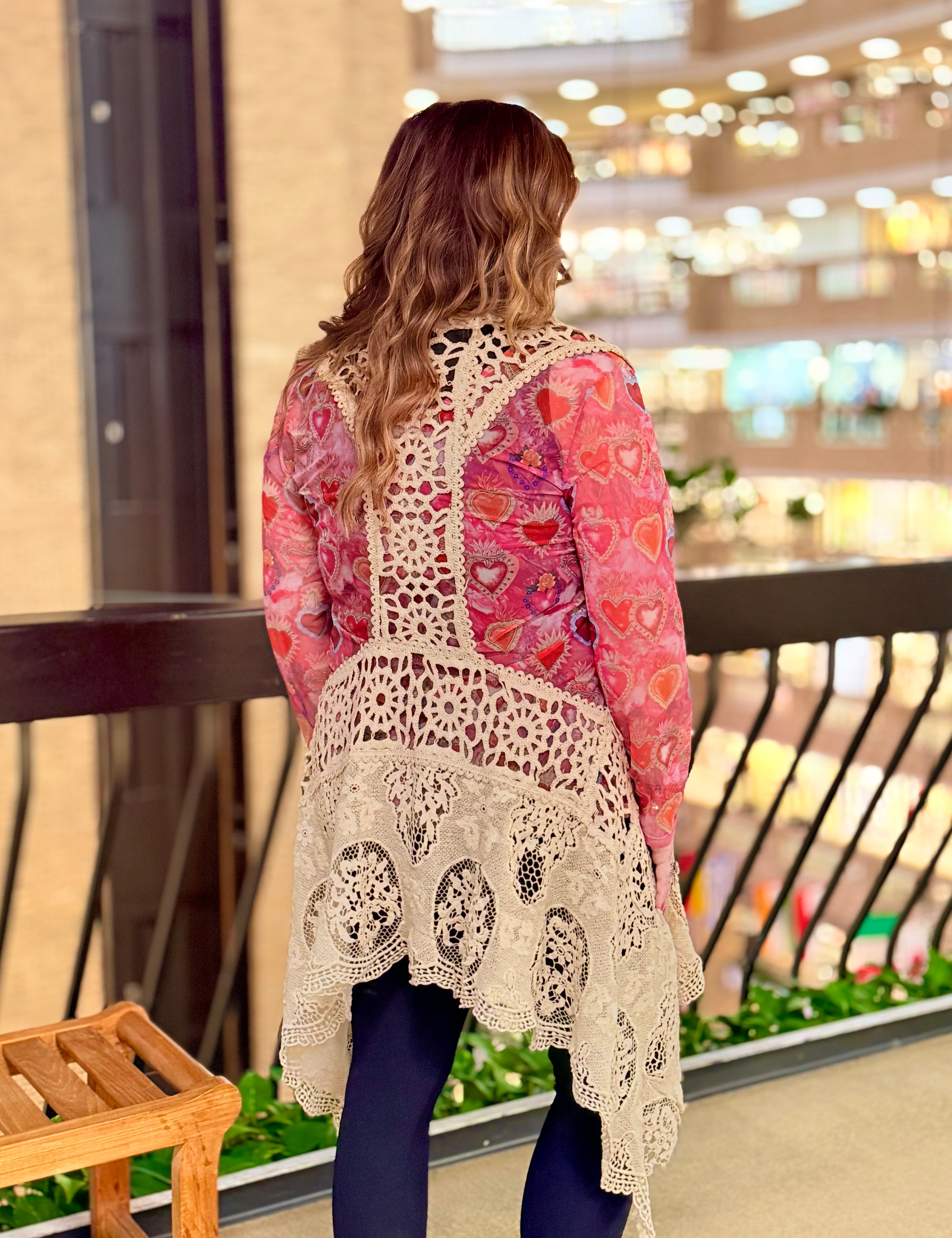 Magdalena Crocheted Vest
