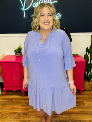 Dear Scarlett Lizzy Sunday Dress - Lush Lavender