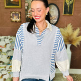 Coastal Contrast Sweatshirt