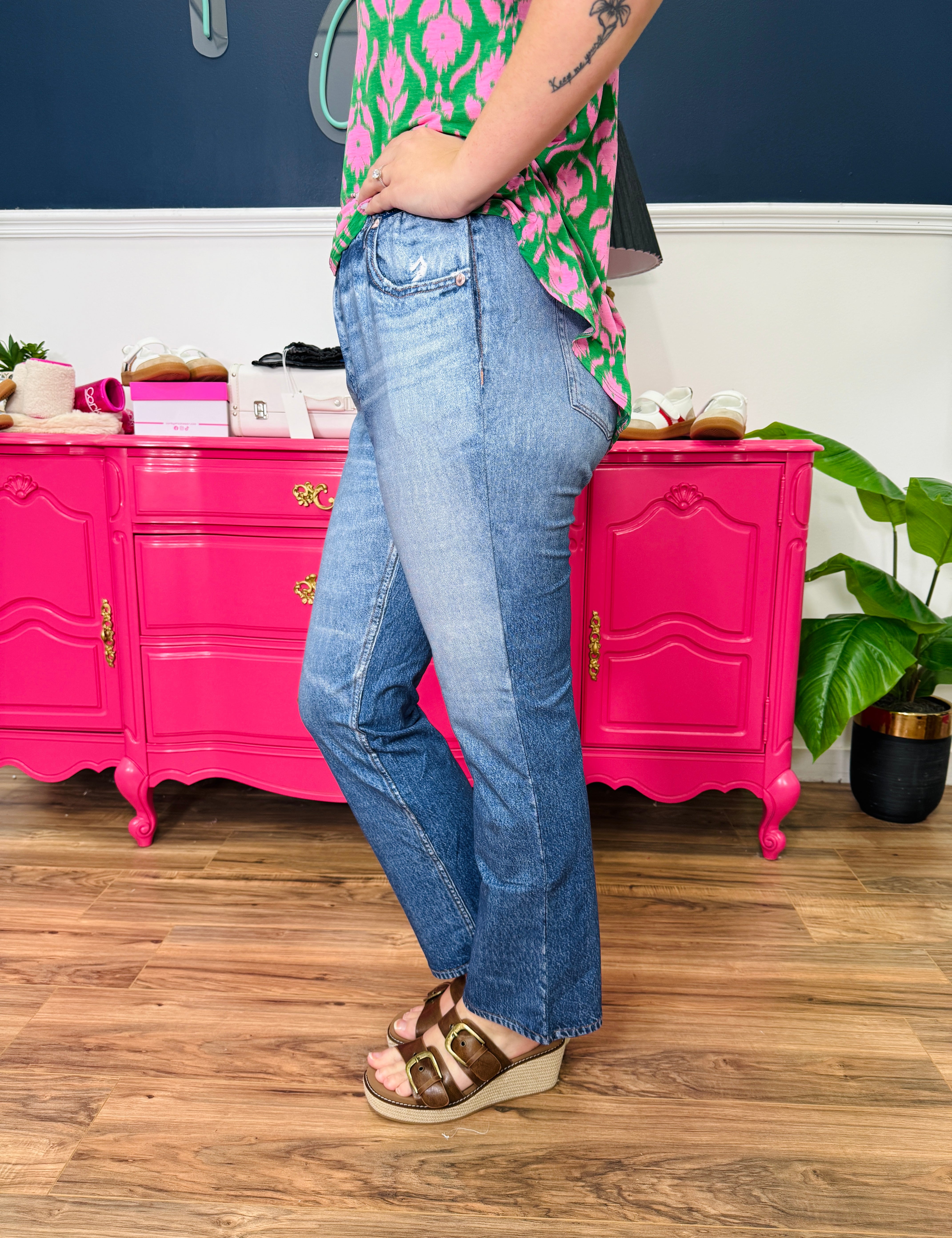 Dear Scarlett Slim Leg Faux Denim - FINAL SALE