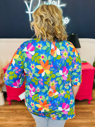 Dear Scarlett Lizzy Breeze Top - Royal Blue