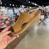 Volta II Caramel Patent Croco By Corkys - PREORDER