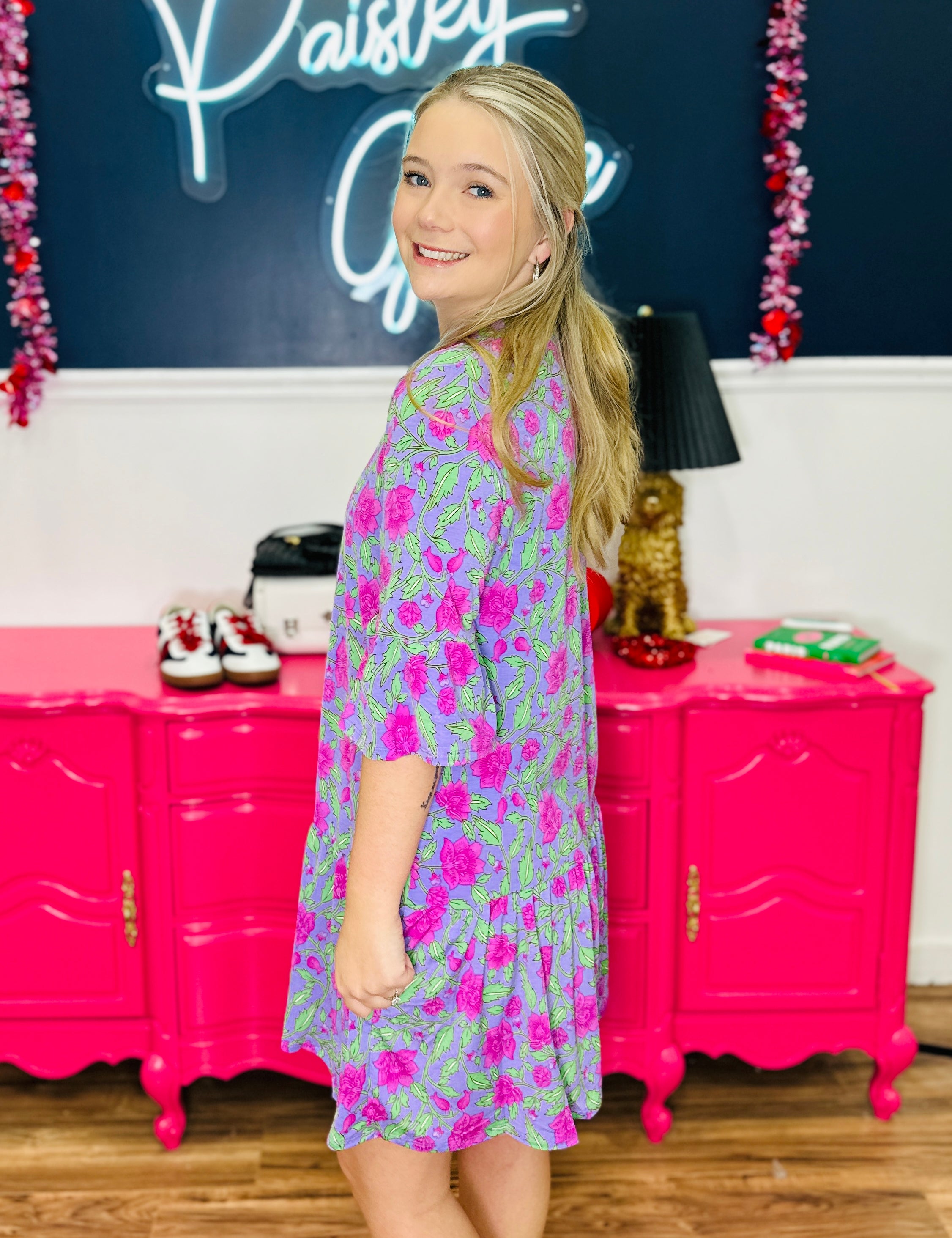 Dear Scarlett Setting The Scene Lizzy Sunday Dress - FINAL SALE