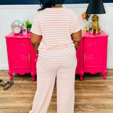 Comfy Cozy Chic Set - Cream/Pink* FINAL SALE *