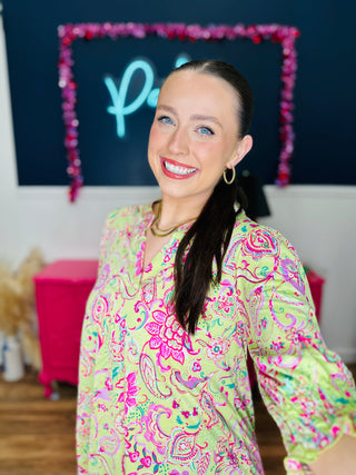 Dear Scarlett All Yours Lizzy Smocked Top