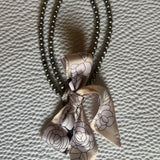 Necklace with Twilly - 4 Colors