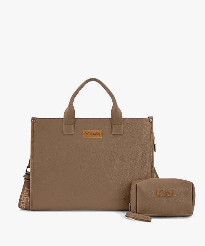 Wrangler Classic Tote Bag Set - Camel
