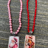 Christmas Frame Pendant Necklace - 2 Styles - PREORDER