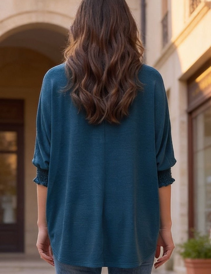 Pretty Little Detour Top - Sapphire