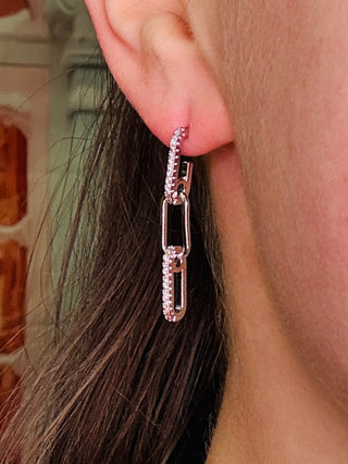 Delaney Paperclip Earrings - 2 Styles