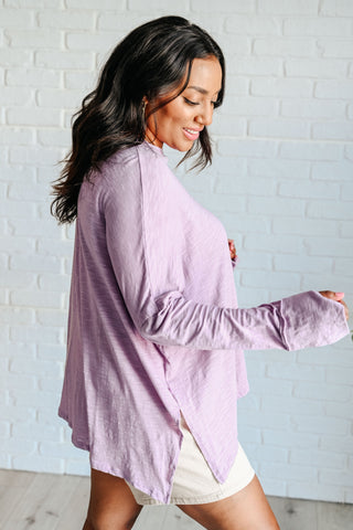 Face It Together Step Hem Pullover - MONDAY MAGIC