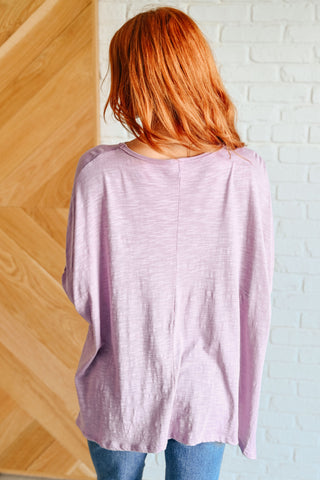 Face It Together Step Hem Pullover - MONDAY MAGIC