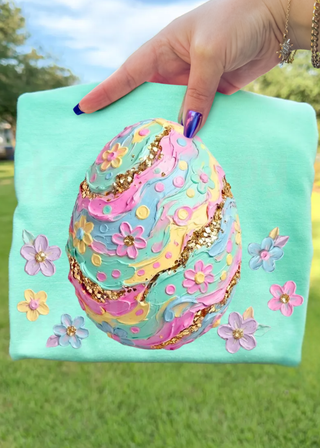 Faux Painted Easter Egg Tee