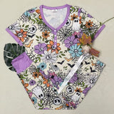 Floral Ghost Jogger PJ Set - Preorder