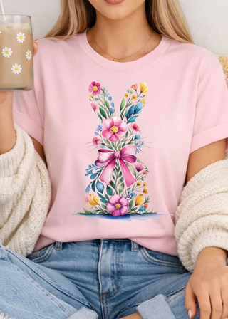 Floral Bunny Tee