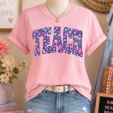 Floral Teacher Tee
