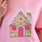 PREORDER- Foil Gingerbread House Tee