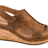 For Keeps Rust Wedge by Corkys - Final Sale