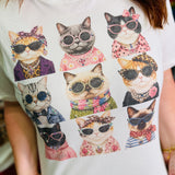 Kitty Collage Boujee Tee - PGB EXCLUSIVE