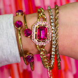Gold and Pink Bracelet Set  - PREORDER