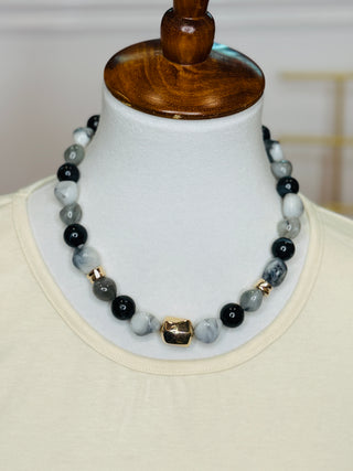 Kara Chunky Beaded Necklace