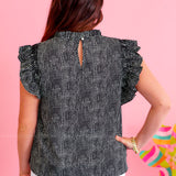 Coffeehouse Top - Black - LAST ONES FINAL SALE