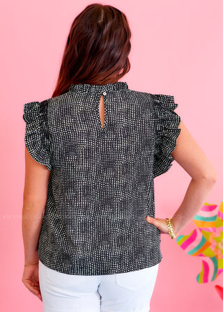 Coffeehouse Top - Black - FINAL SALE