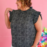 Coffeehouse Top - Black - LAST ONES FINAL SALE