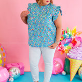 Graceful Blossoms Top - LAST ONES FINAL SALE