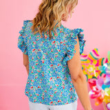 Graceful Blossoms Top - LAST ONES FINAL SALE