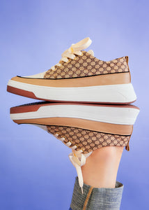 Gaby Platform Sneakers - Tan - FINAL SALE