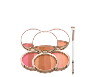 DEAL - Glow Up 4-In-1 Radiance Palette with Eyeshadow Brush