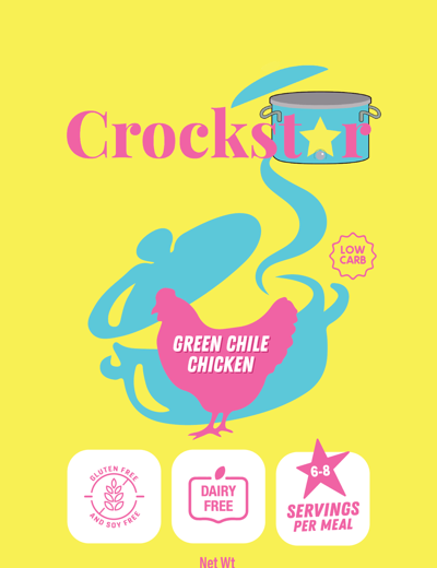 PREORDER -  Crockstar - Green Chile Chicken