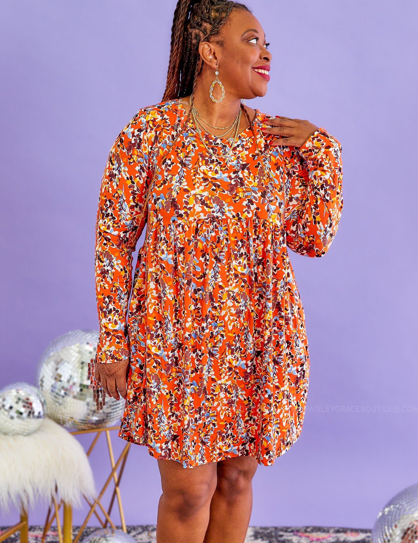 Milan Memories Dress - Rust* LAST ONES FINAL SALE *
