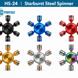 5-Pack Starburst Steel spinner - PREORDER