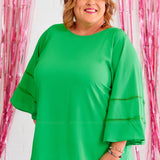 Queen Of Your Heart Top - Green* LAST ONES FINAL SALE *