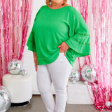 Queen Of Your Heart Top - Green* LAST ONES FINAL SALE *