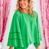 Queen Of Your Heart Top - Green* LAST ONES FINAL SALE *