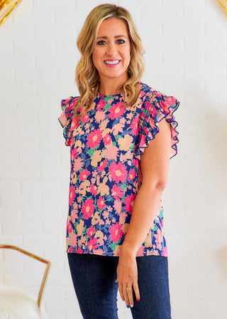 Bold Bouquet Top - FINAL SALE