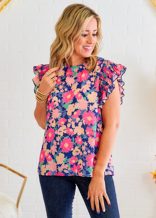 Bold Bouquet Top - FINAL SALE